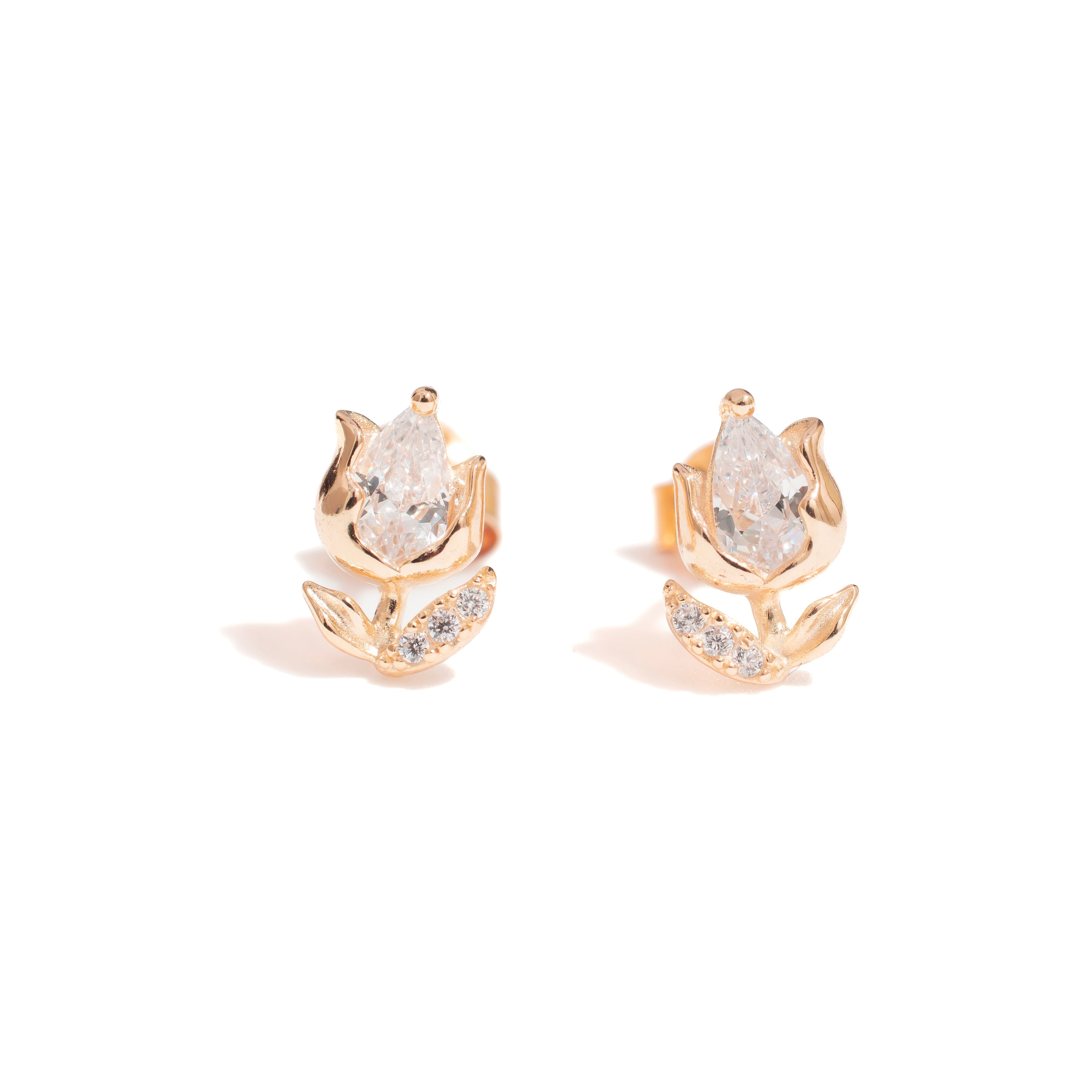 Viola Studs | 925 Silver Earrings for Women