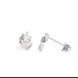 Viola Studs | 925 Silver Earrings for Women