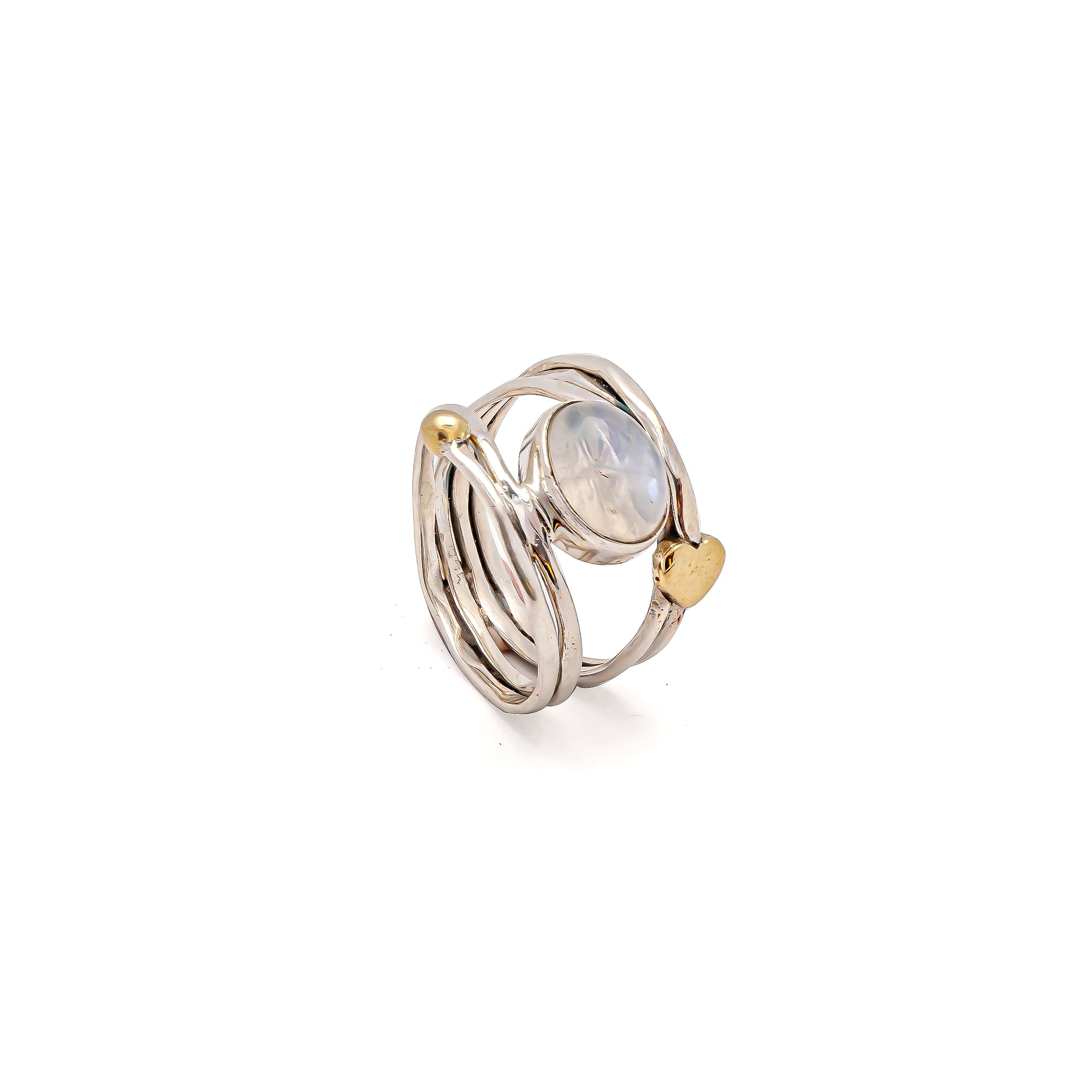 Spiral Fluid Ring | Hallmark 925 Silver