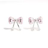 Erica Pink Studs | Hallmark 925 Silver