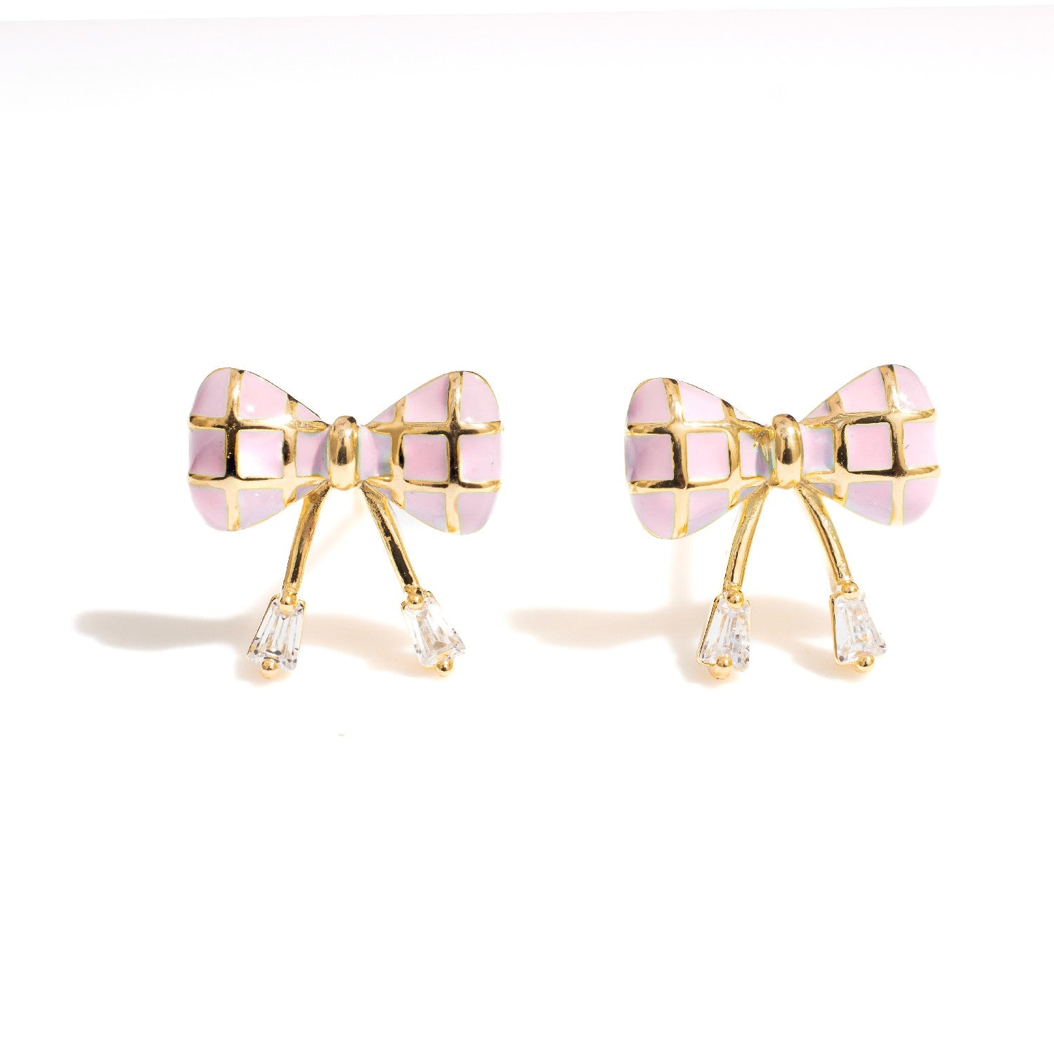 Erica Pink Studs | Hallmark 925 Silver