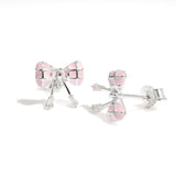 Erica Pink Studs | Hallmark 925 Silver