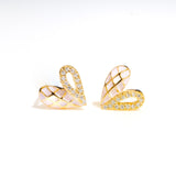 Maria Pink Studs | Hallmark 925 Silver