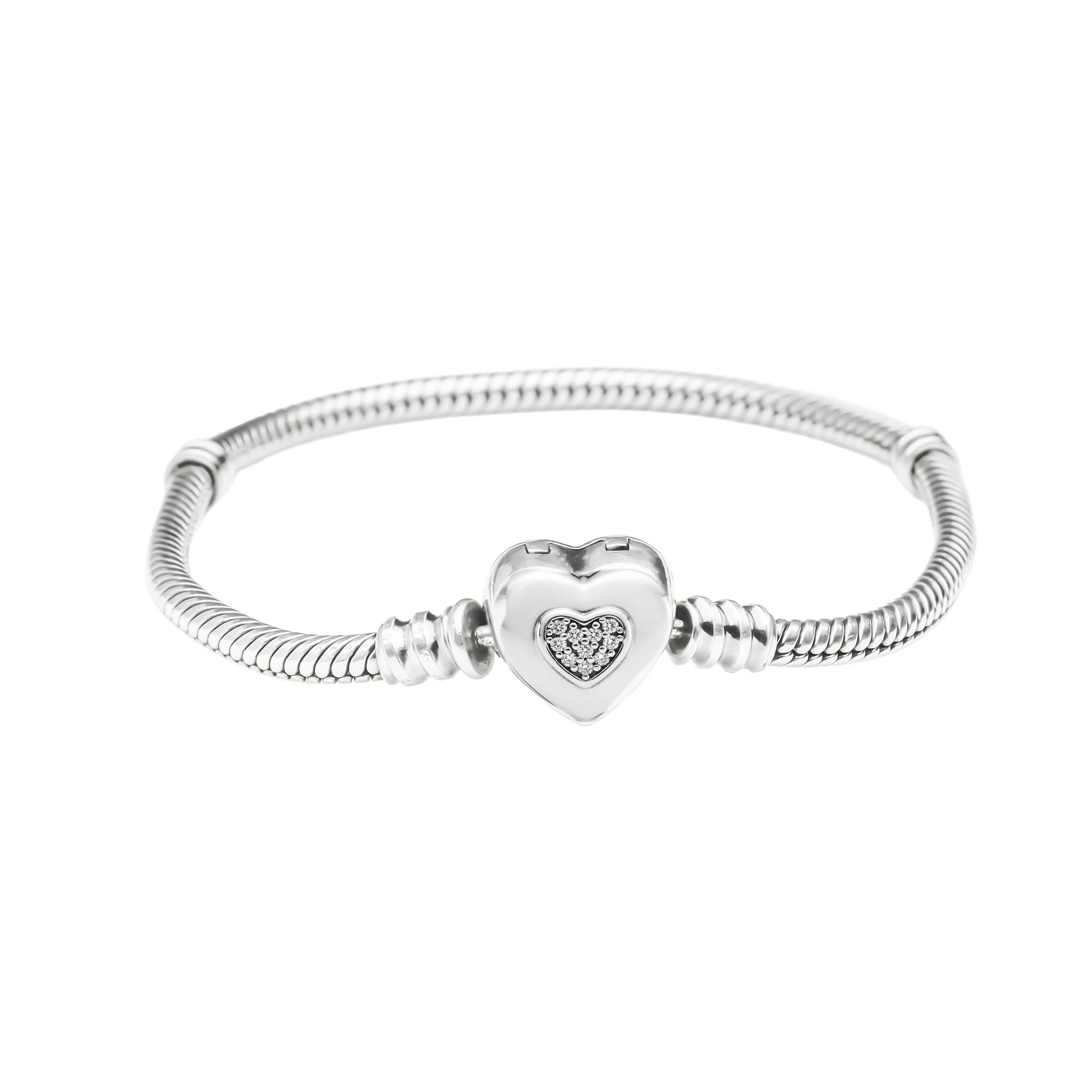 Snake Chain Charm Bracelet | 925 Silver Charm bracelets for Women
