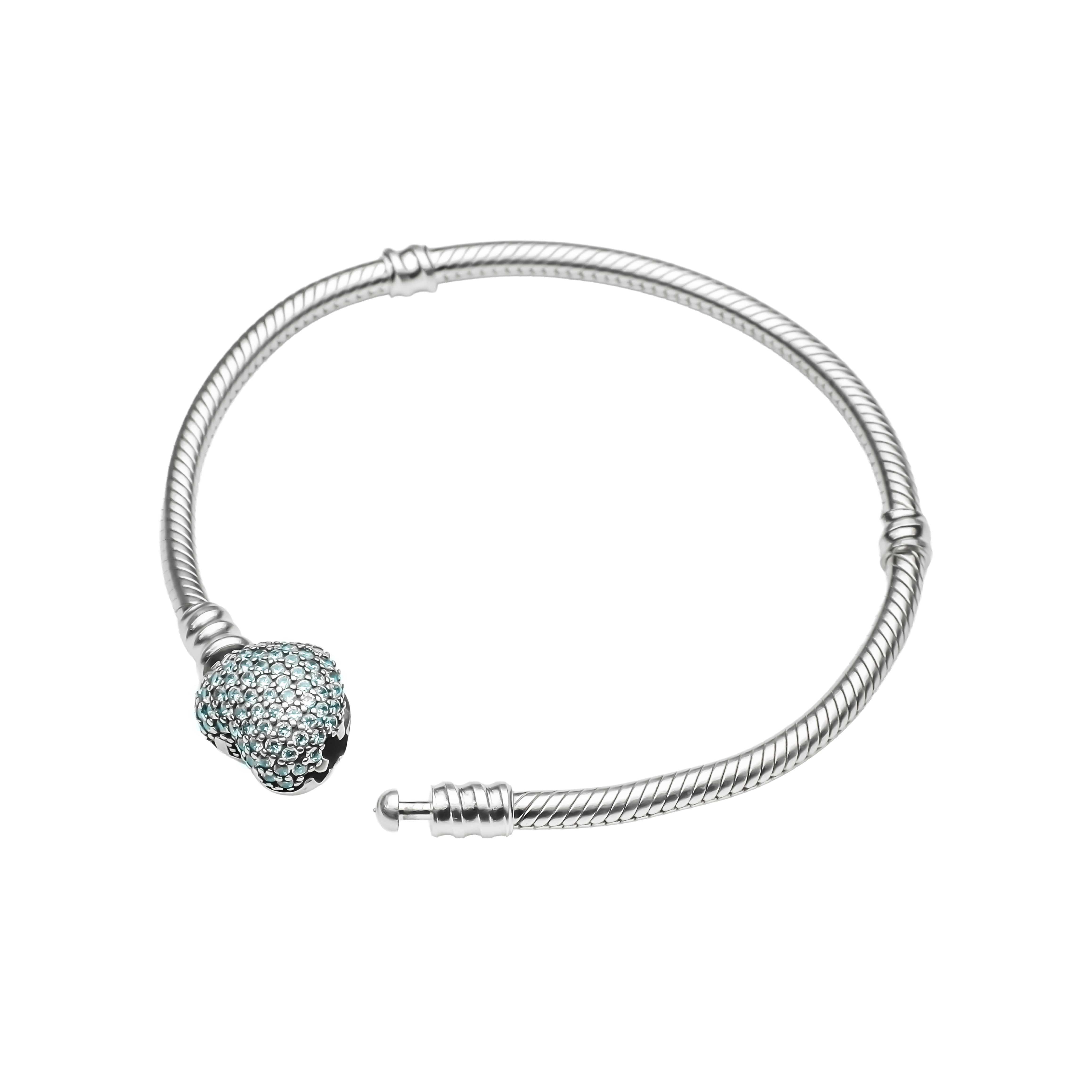 Snake Chain Charm Bracelet | 925 Silver Charm bracelets for Women