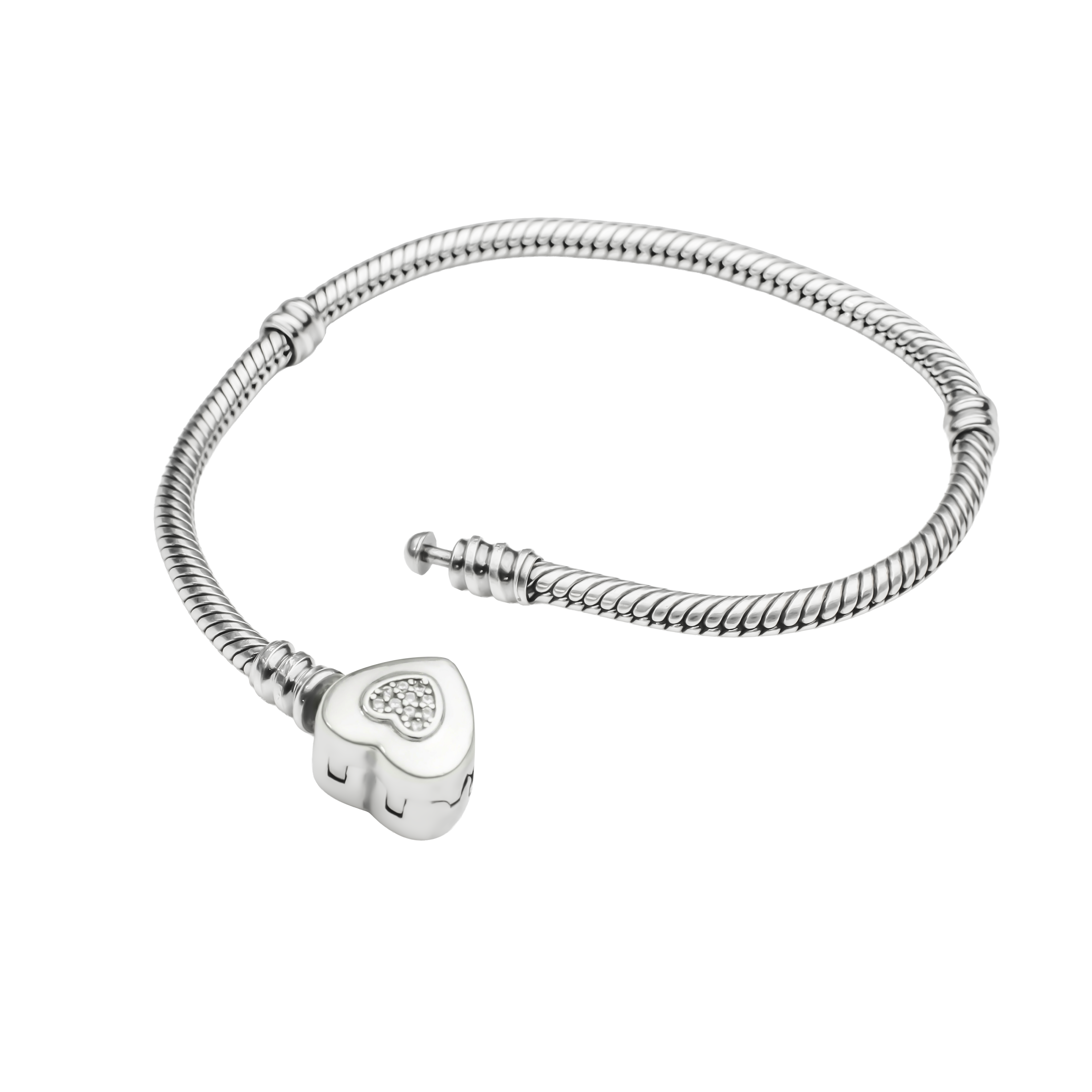 Snake Chain Charm Bracelet | 925 Silver Charm bracelets for Women