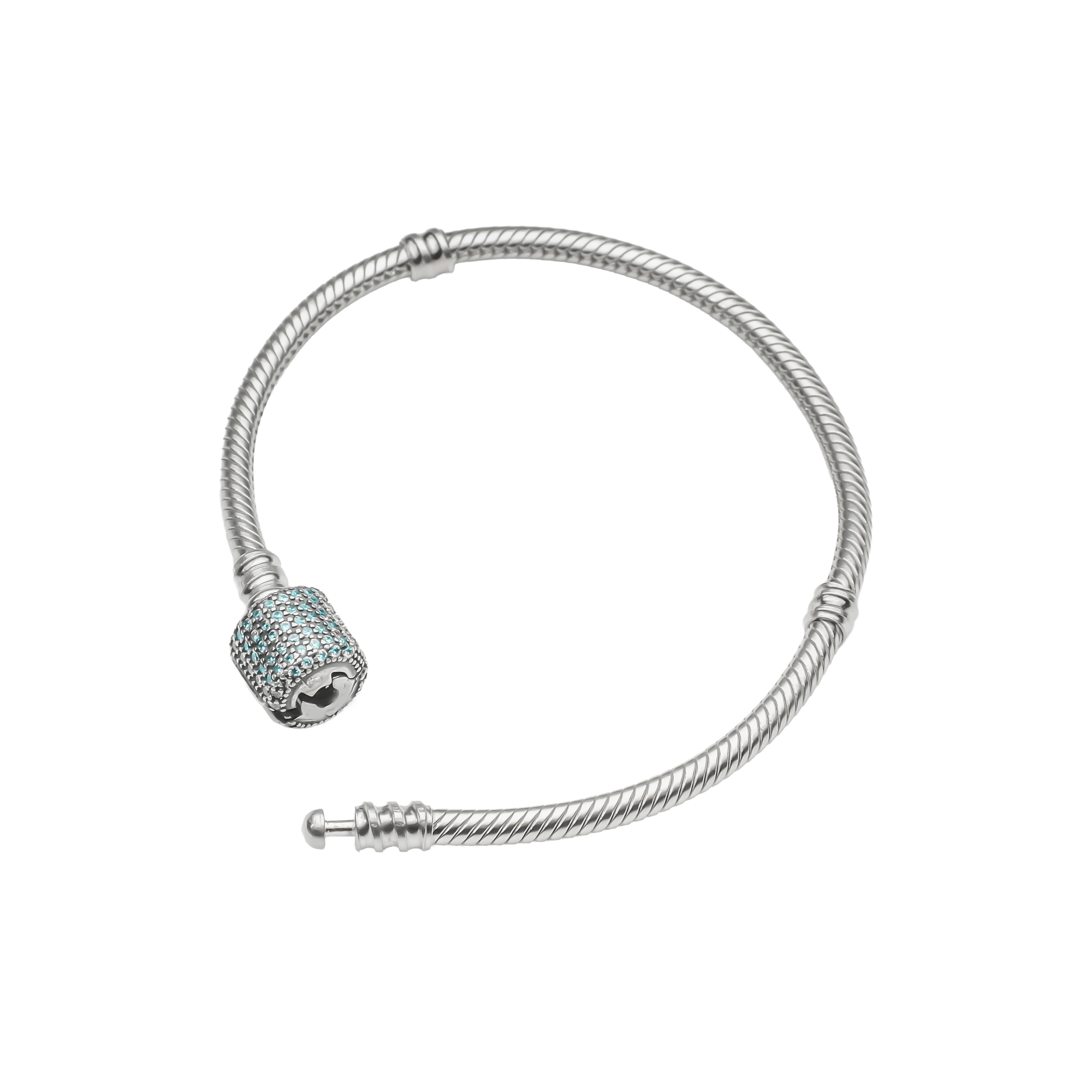 Snake Chain Charm Bracelet | 925 Silver Charm bracelets for Women