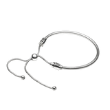 
Slider Snake Chain Bracelet | 925 Silver Charm bracelets for Women
