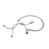 
Slider Snake Chain Bracelet | 925 Silver Charm bracelets for Women
