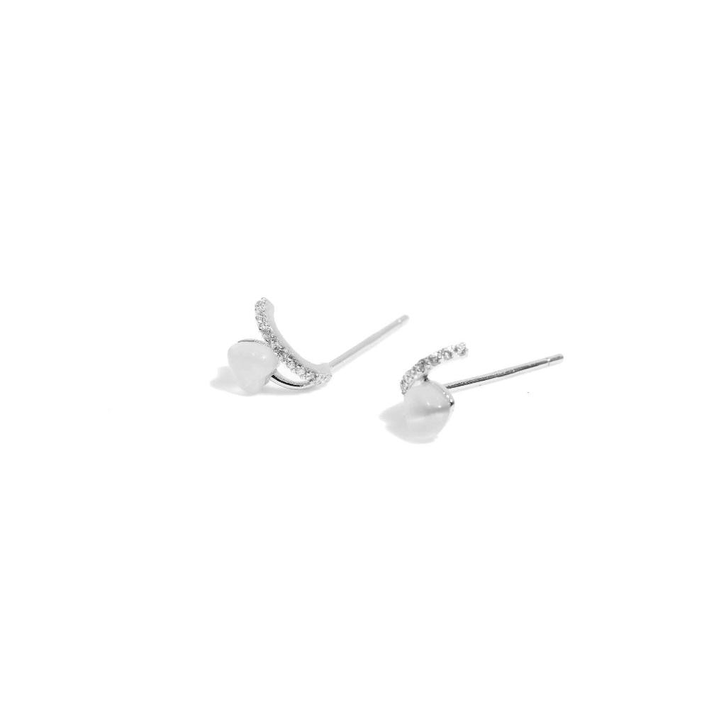 Adalgisa Studs | 925 Silver Earrings for Women