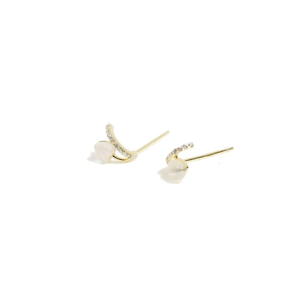 Adalgisa Studs | 925 Silver Earrings for Women
