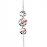 Silver bracelets , silver bracelets for women, Beautiful Silver bracelets, Oprata bracelets, colorful bracelets, 3d bracelets
