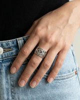 
  Buy Artistic Scroll Fluid | 925 Silver Ring for Women & Men Online In India at Oprata
