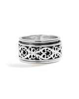 
  Buy Artistic Scroll Fluid | 925 Silver Ring for Women & Men Online In India at Oprata
