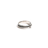 Beaded Heart Fluid | 925 Silver Couple Ring