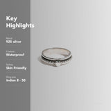 
  Buy Beaded Heart Fluid | 925 Silver Ring for Women & Men - Rings 3999 Online In India
