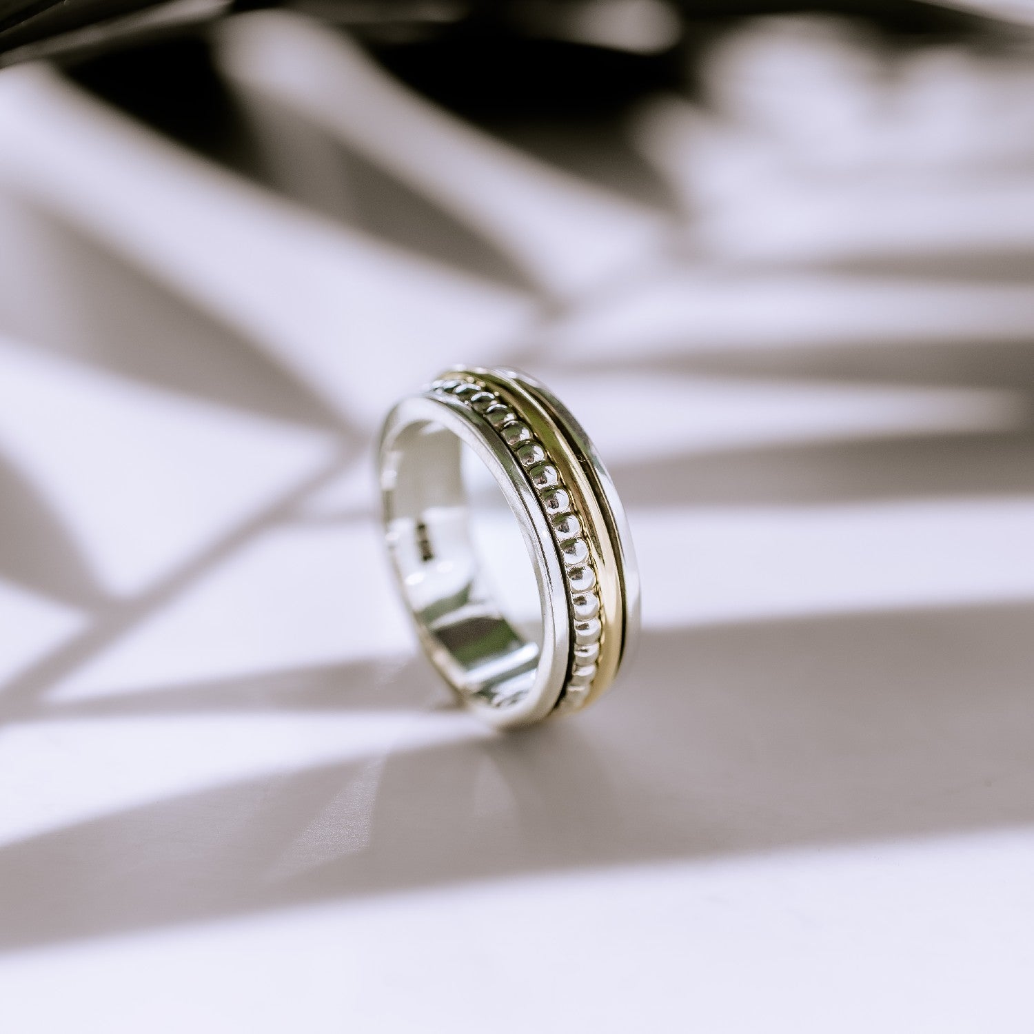 Silver ring, Spinner Ring, Silver ring for woman, Beautiful Silver ring, Oprata Rings, oxidised rings
