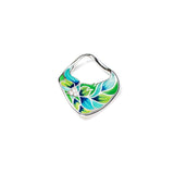 Silver pendant, silver pendant for women, Beautiful Silver pendant, Oprata pendant, colorful pendant, 3d pendant

