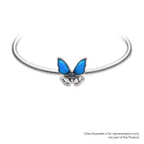 Blue Butterfly charm | 925 Silver charms for Bracelets / Chain