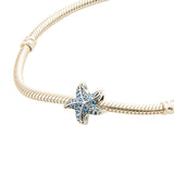 Blue Starfish Bead | 925 Silver charms for Bracelets / Chain