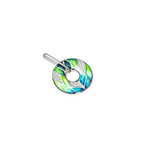 
  Silver pendant, silver pendant for women, Beautiful Silver pendant, Oprata pendant, colorful pendant, 3d pendant

