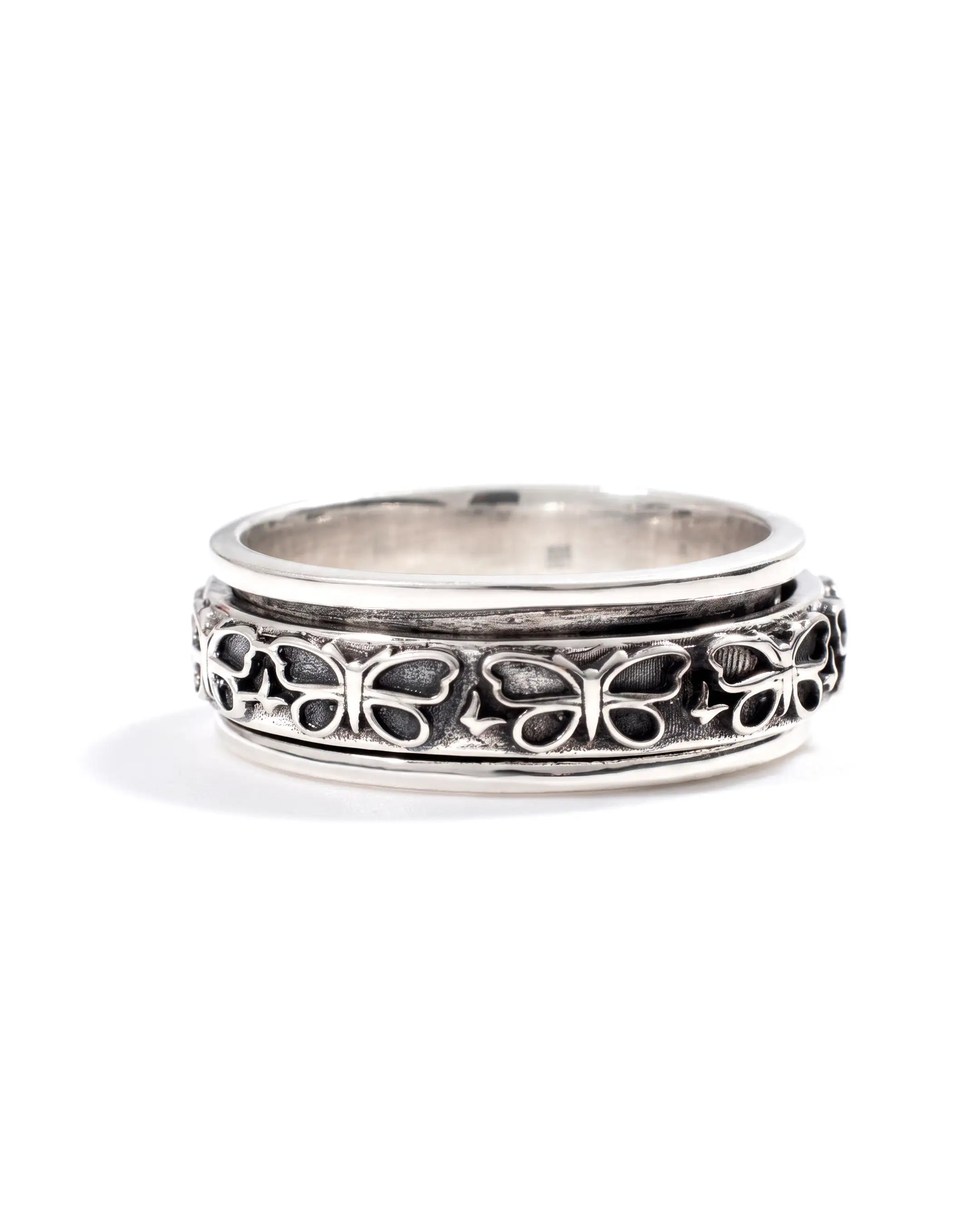 Butterfly Garden Fluid | 925 Silver Ring for Women & Men