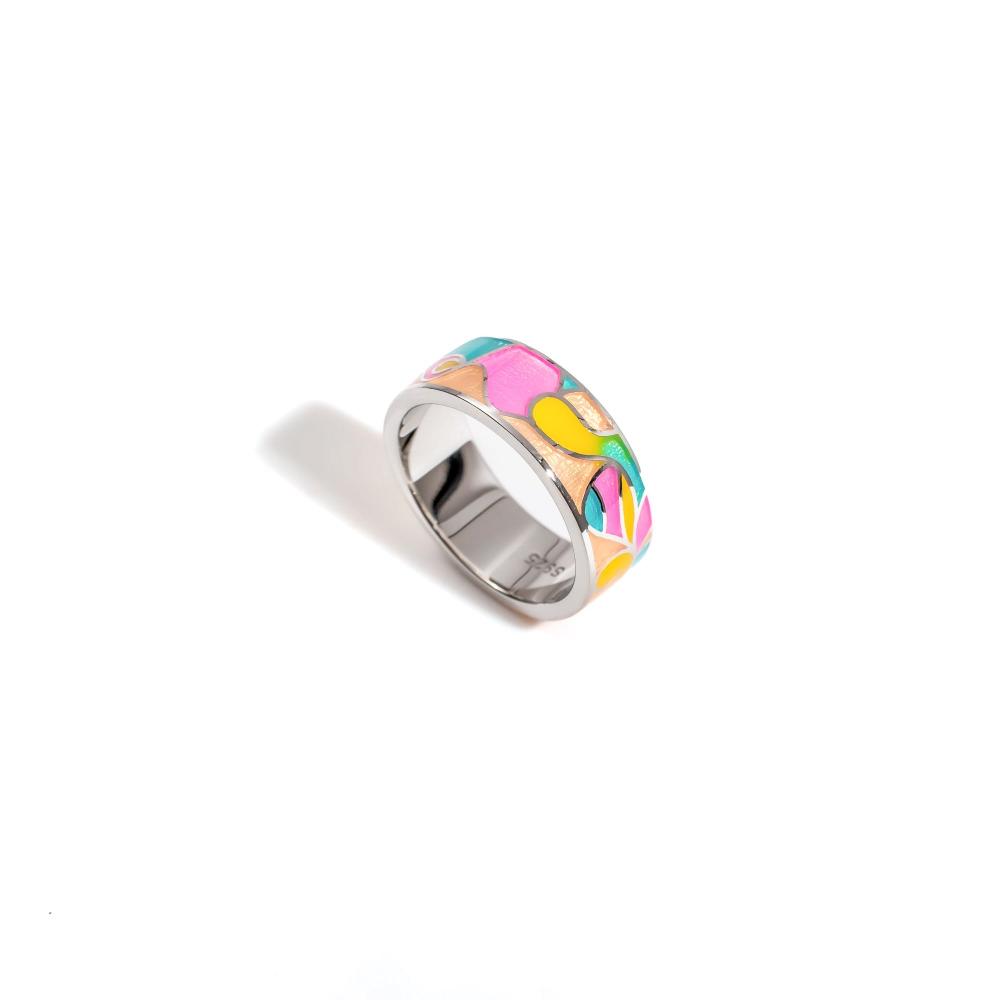 Silver ring, colorful Ring, Silver ring for woman, Beautiful Silver ring, Oprata Rings, 