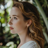 Silver earring, silver earring for women, Beautiful Silver earring, Oprata earrings, colorful hoops, 3d earring, FISH earring
