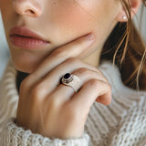 Silver ring, Spinner Ring, Silver ring for woman, Beautiful Silver ring, Oprata Rings, oxidised rings
