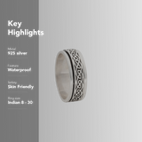 
  Buy Bythol Fluid | 925 Silver Ring for Women & Men - ALL RINGS Online In India
