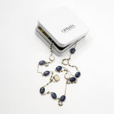 
Laps Cz MOP long Gemstone Necklace | 925 Silver for Woman
