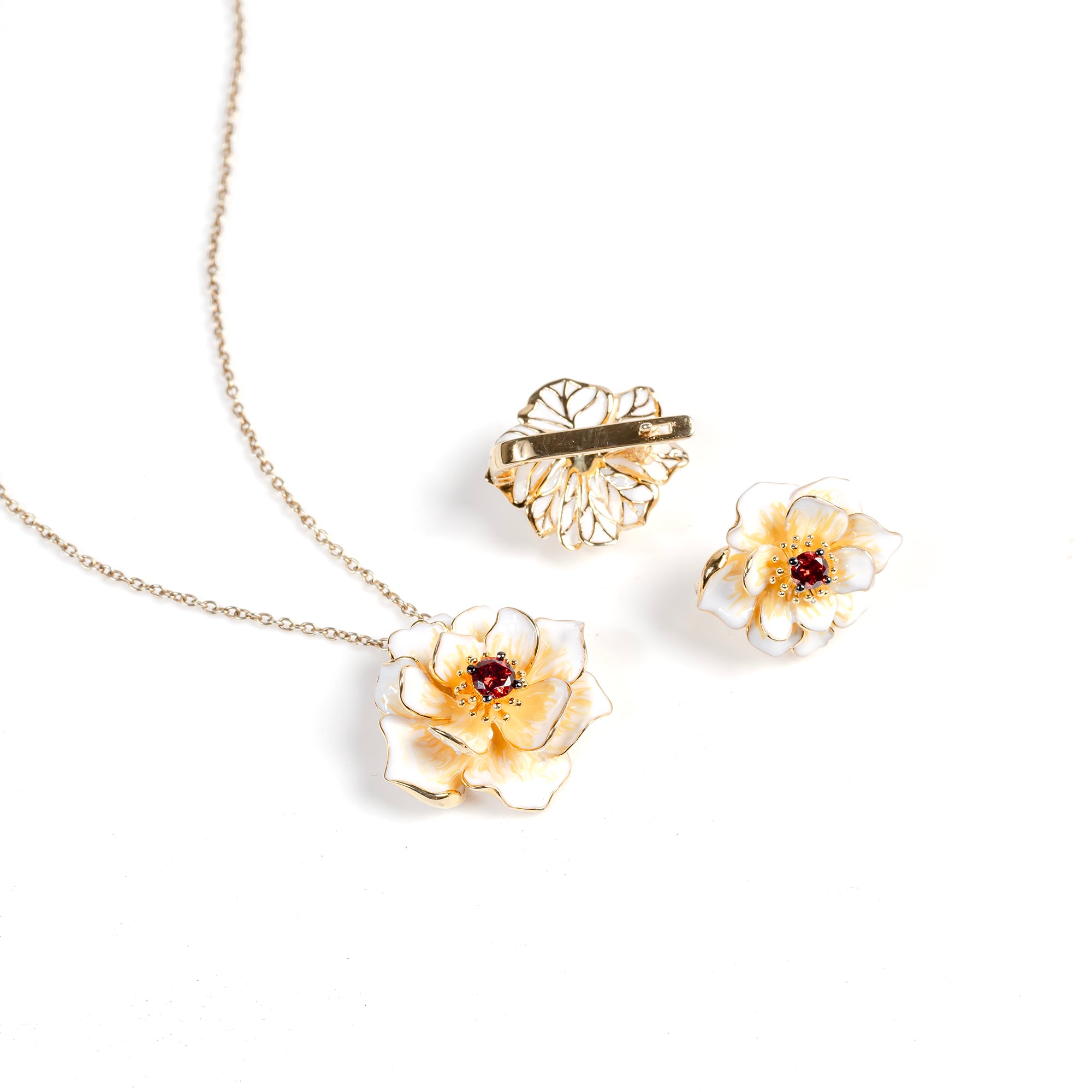 Felicite | 925 Silver Earrings and Pendant set for Women