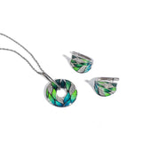 Brittany | 925 Silver Earrings and Pendant set for Women