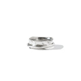 Square Fluid Ring | Hallmark 925 Silver