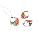 Denise | 925 Silver Earrings and Pendant set for Women