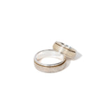 
  Buy Brushed Fluid | 925 Silver Couple Ring - COUPLE BANDS Online In India
