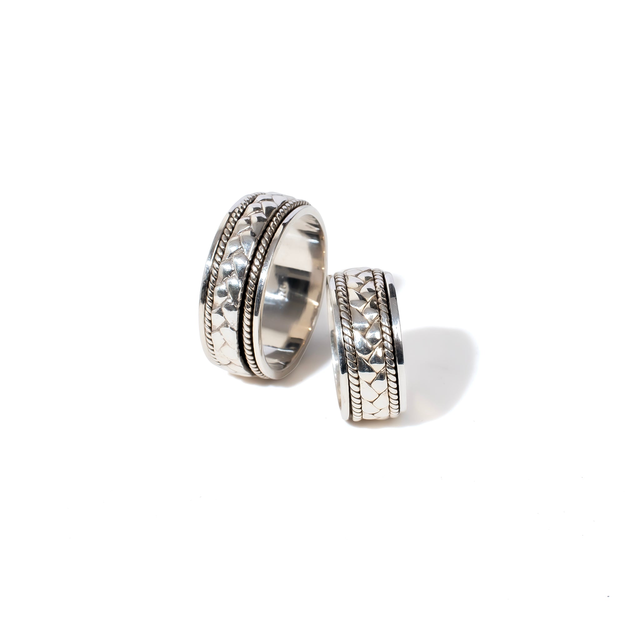 Stonebraid Fluid | 925 Silver Couple Ring