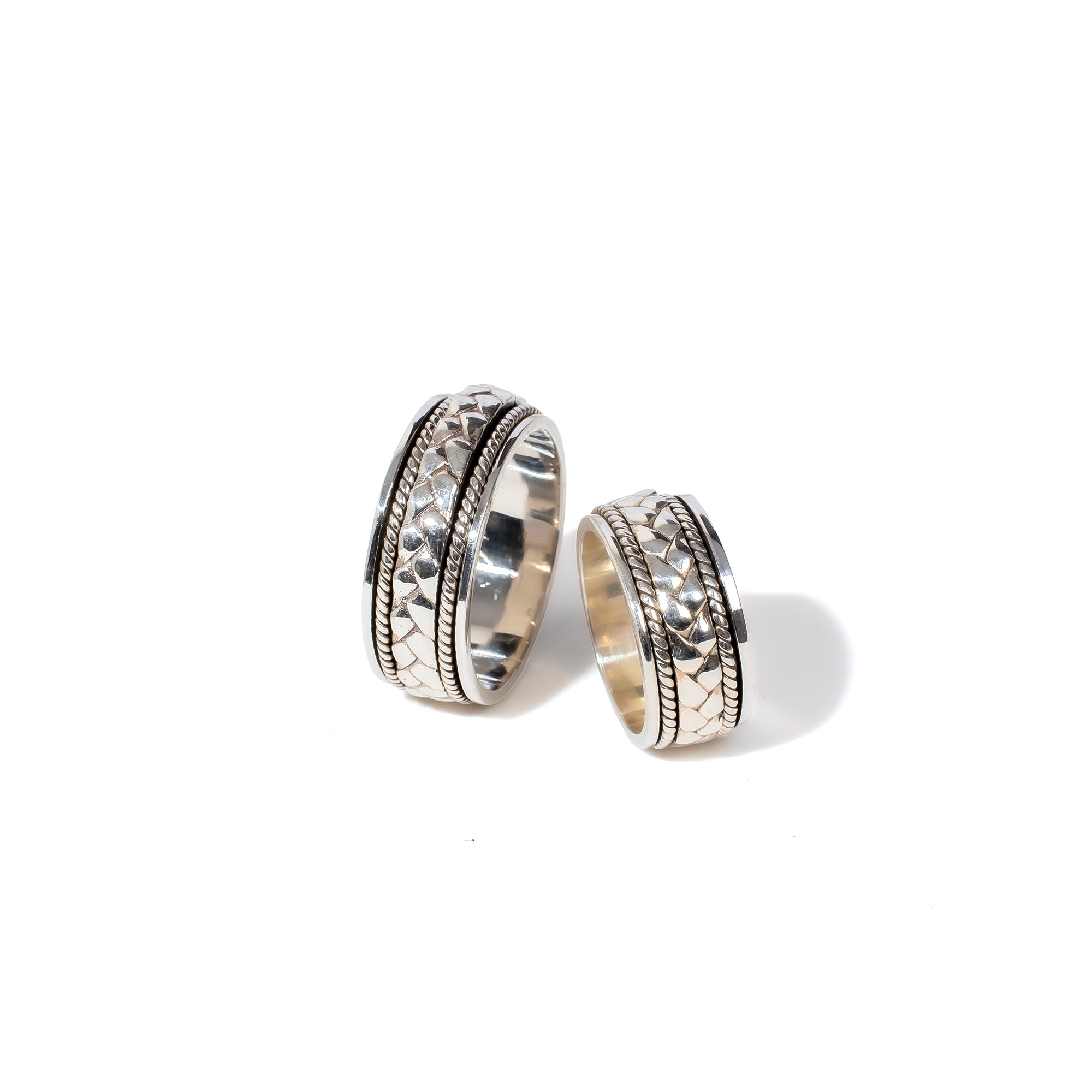 Stonebraid Fluid | 925 Silver Couple Ring