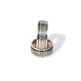Triquetra fluid | 925 Silver Couple Ring
