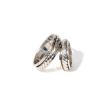 Rope Fluid | 925 Silver Couple Ring