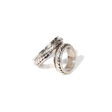 Rope Fluid | 925 Silver Couple Ring