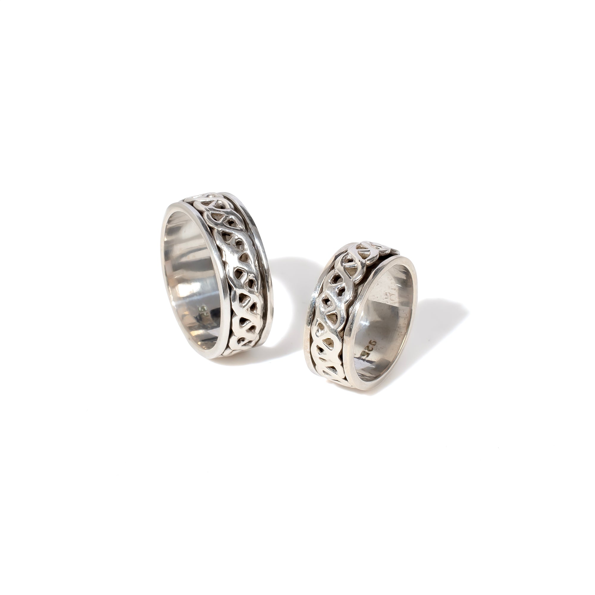 Everbraid Fluid | 925 Silver Couple Ring