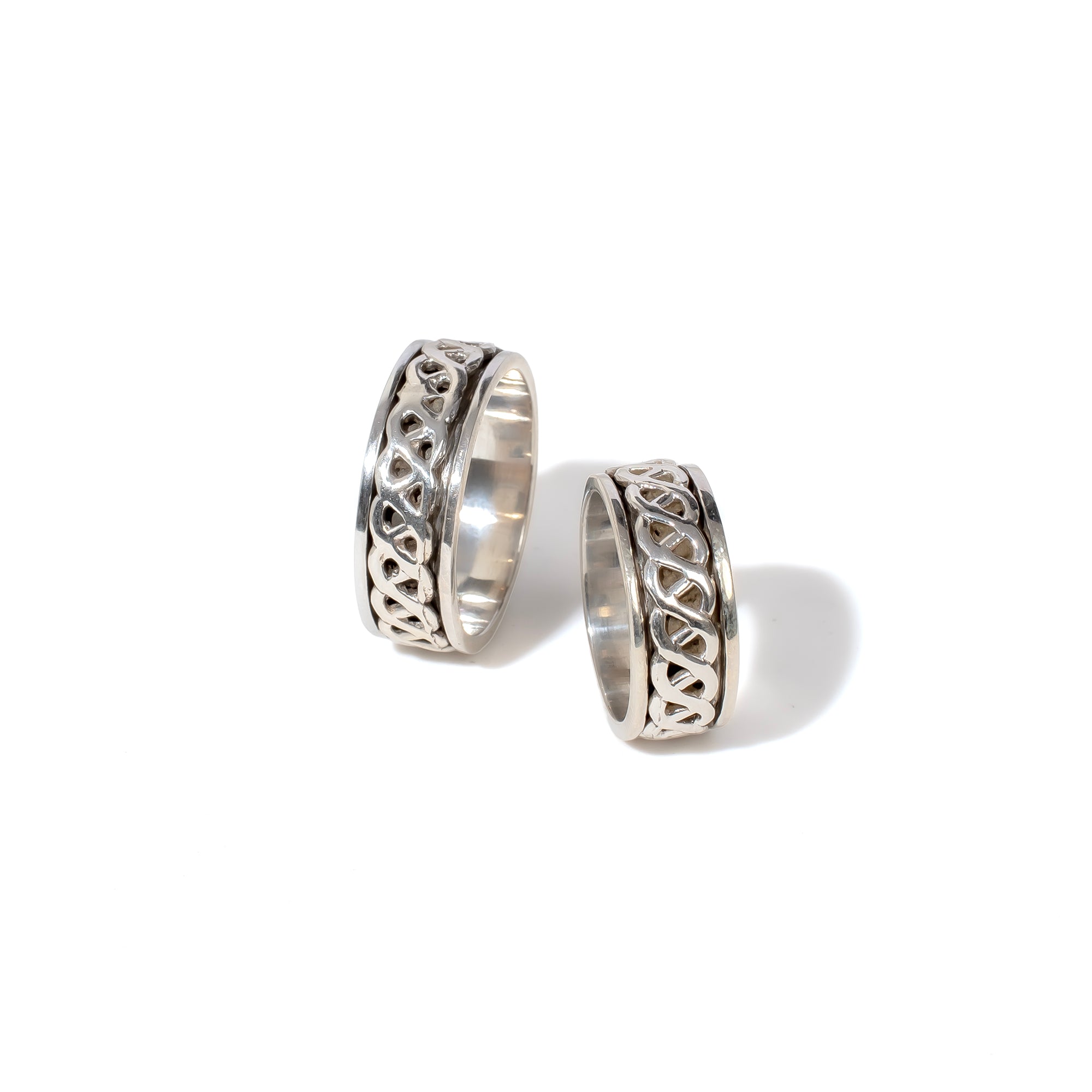 Everbraid Fluid | 925 Silver Couple Ring