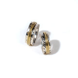 Knotted Fluid | 925 Silver Couple Ring