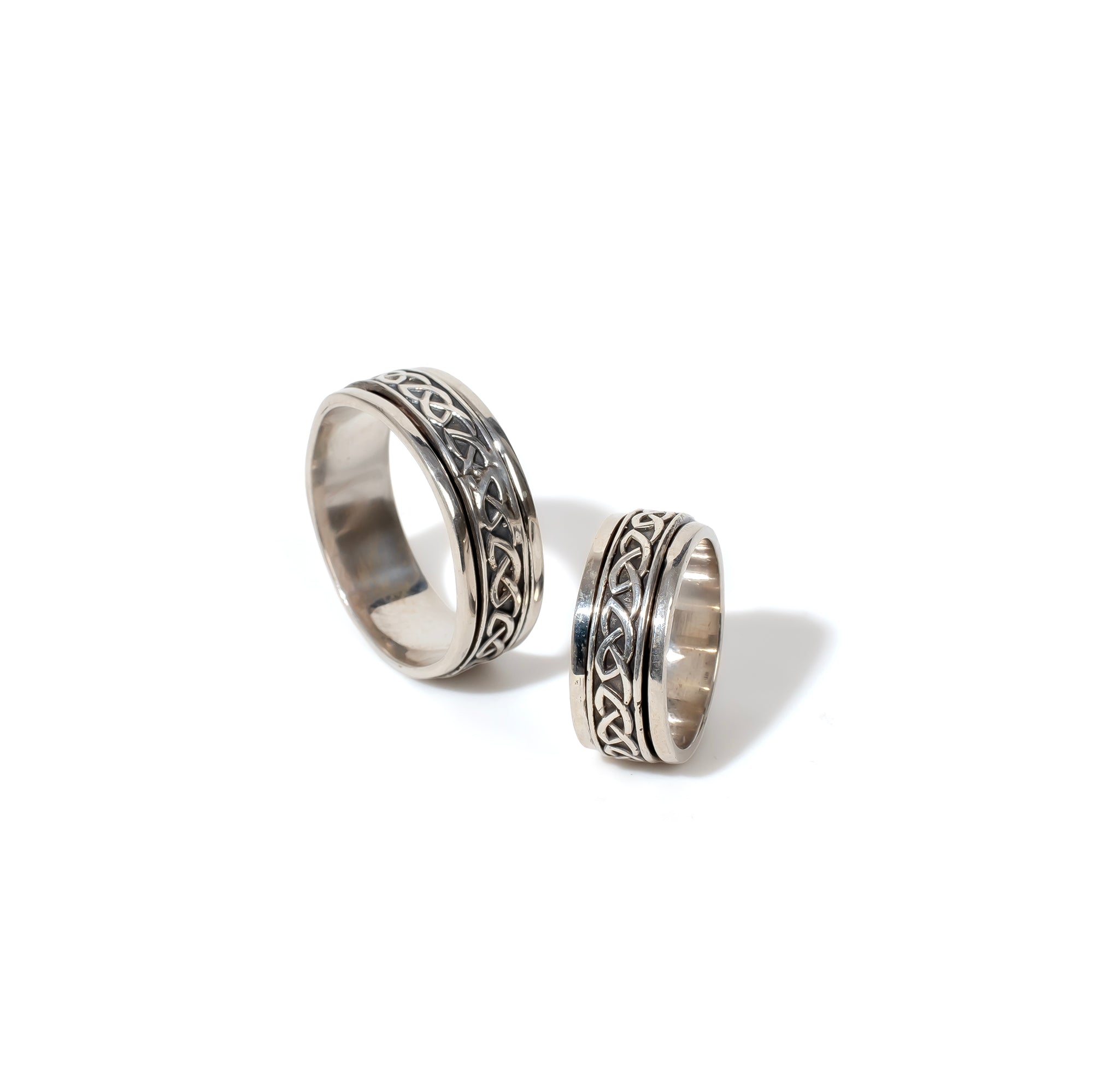 Triskele Fluid | 925 Silver Couple Ring
