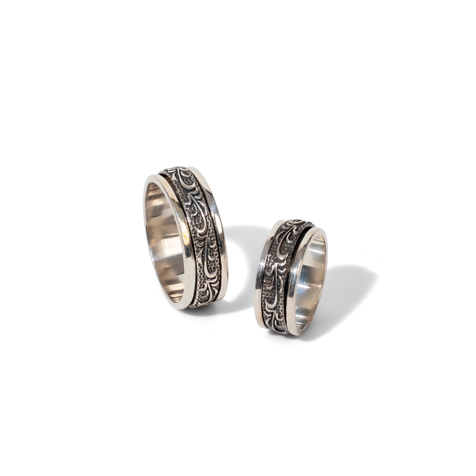 Valevine Fluid | 925 Silver Couple Ring