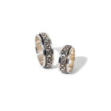 
Claddagh Fluid | 925 Silver couple Rings
