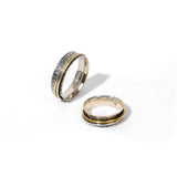 Infinite Hearts Fluid | 925 Silver Couple Ring