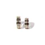 
  Buy Coloured Pentastripe Fluid | 925 silver Couple rings Online In India at Oprata

