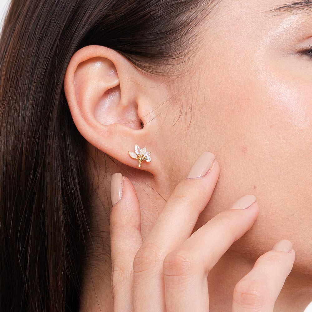Linda Studs | 925 Silver Earrings for Women
